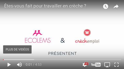 Êtes-vous fait pour travailler en crèche ? (Vidéo)